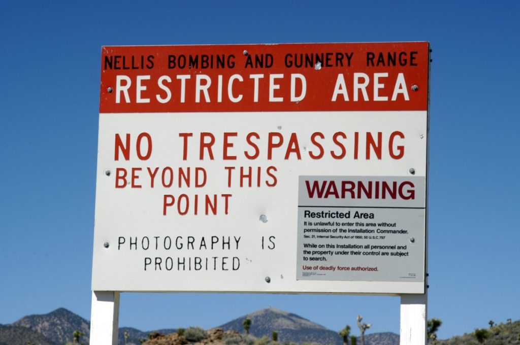 Area 51, uno dei luoghi dove è assolutamente vietato accedere