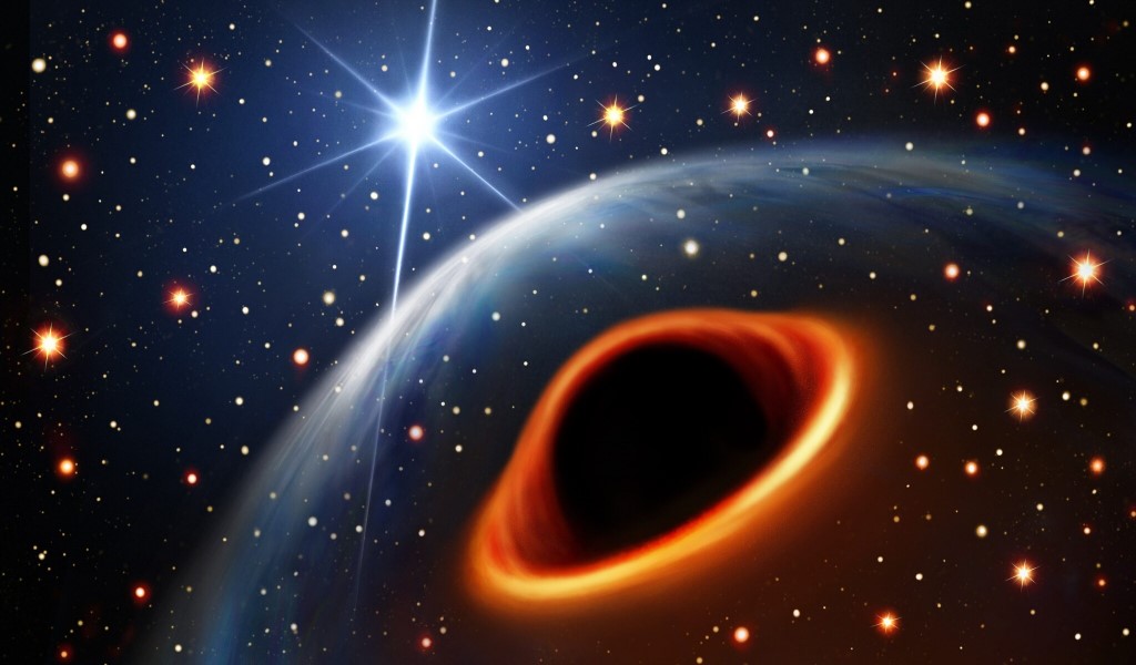 Una volta attraversato l'orizzonte degli eventi, un oggetto è destinato a cadere verso la singolarità, il punto al centro del buco nero dove la gravità è infinita