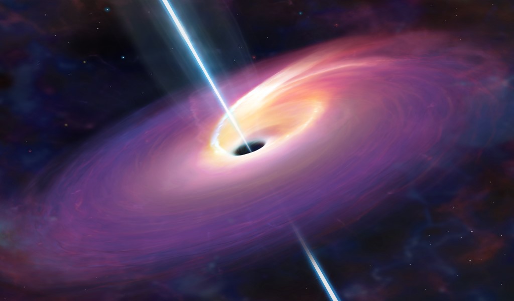 L'orizzonte degli eventi di un buco nero è una sorta di "punto di non ritorno" nello spazio-tempo. È un confine oltre il quale nulla, nemmeno la luce, può sfuggire all'attrazione gravitazionale del buco nero.